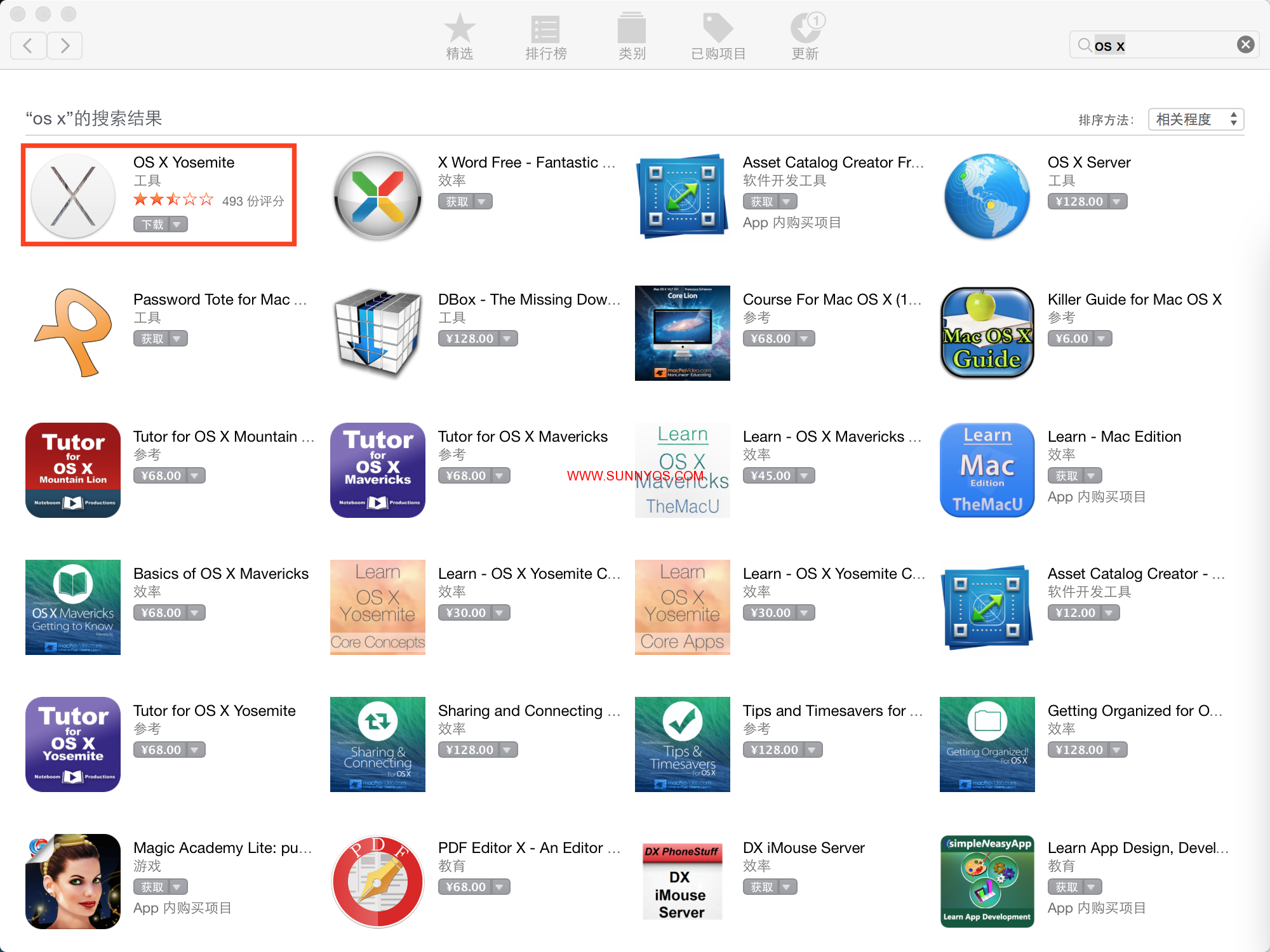 通过Mac OS X系统制作OS X Yosemite 10.10 U盘启动，通过U盘进行安装系统